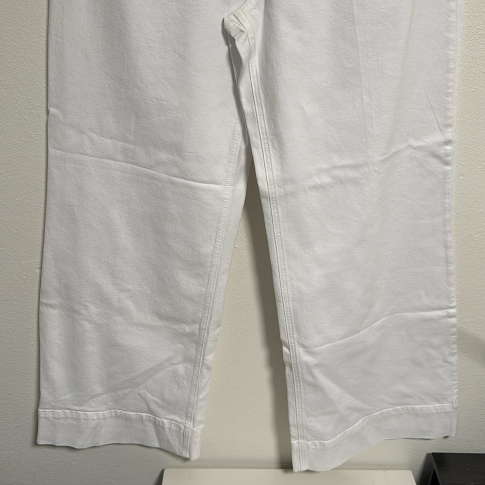 J. Crew Wide-leg denim trouser in white - Picture 11 of 15